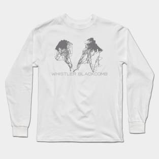 Whistler Blackcomb Resort 3D Long Sleeve T-Shirt